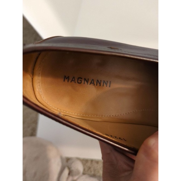 Magnanni Men\'s Horsebit Loafers Shoes Size 10 M Leather Brown main image 7